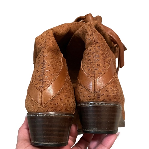 Vintage Adriano Fosi brown leather boots size 8.5 - Picture 3 of 6